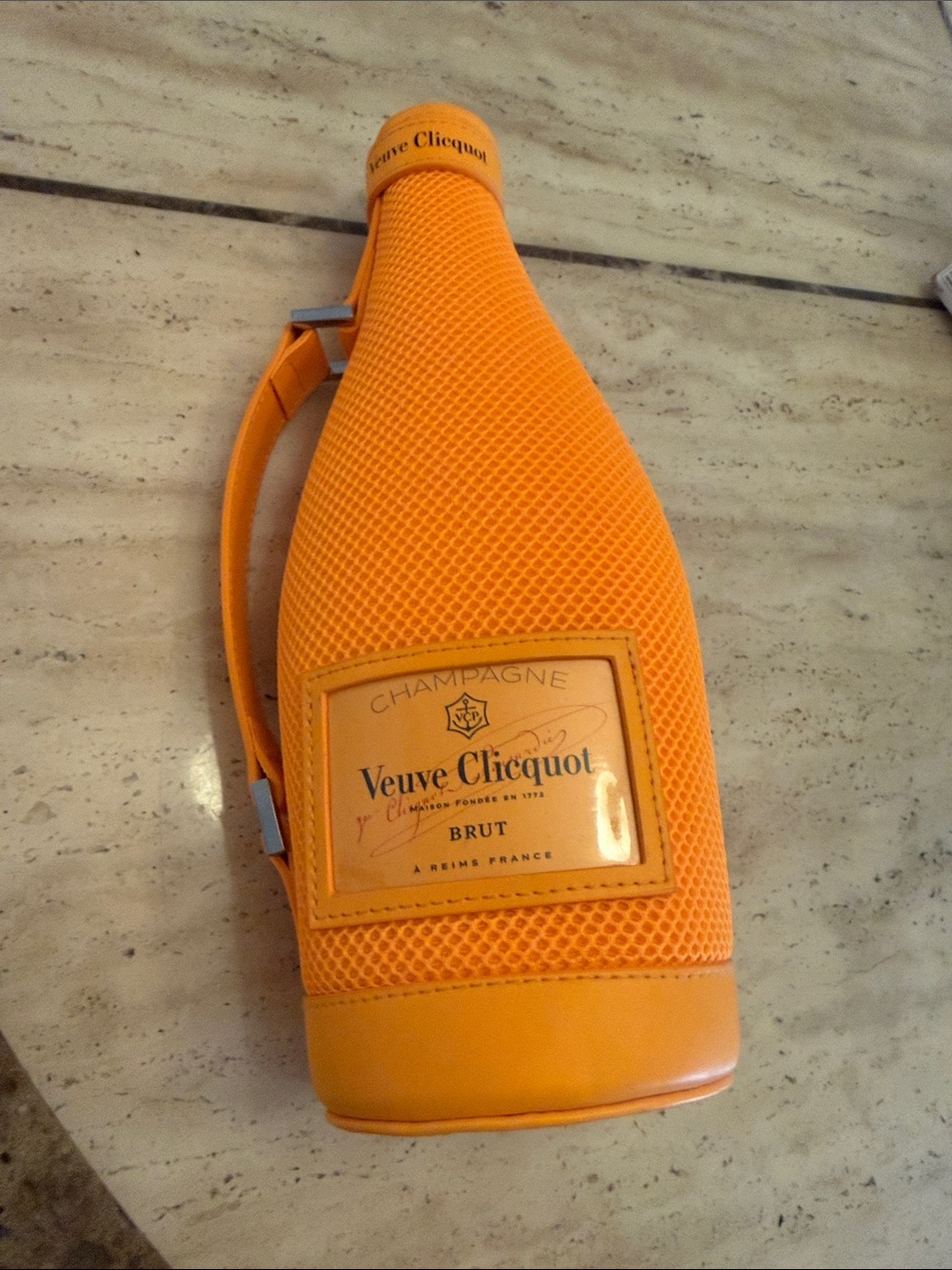 Veuve Clicquot Orange Champagne Bottle Cooler Sleeve